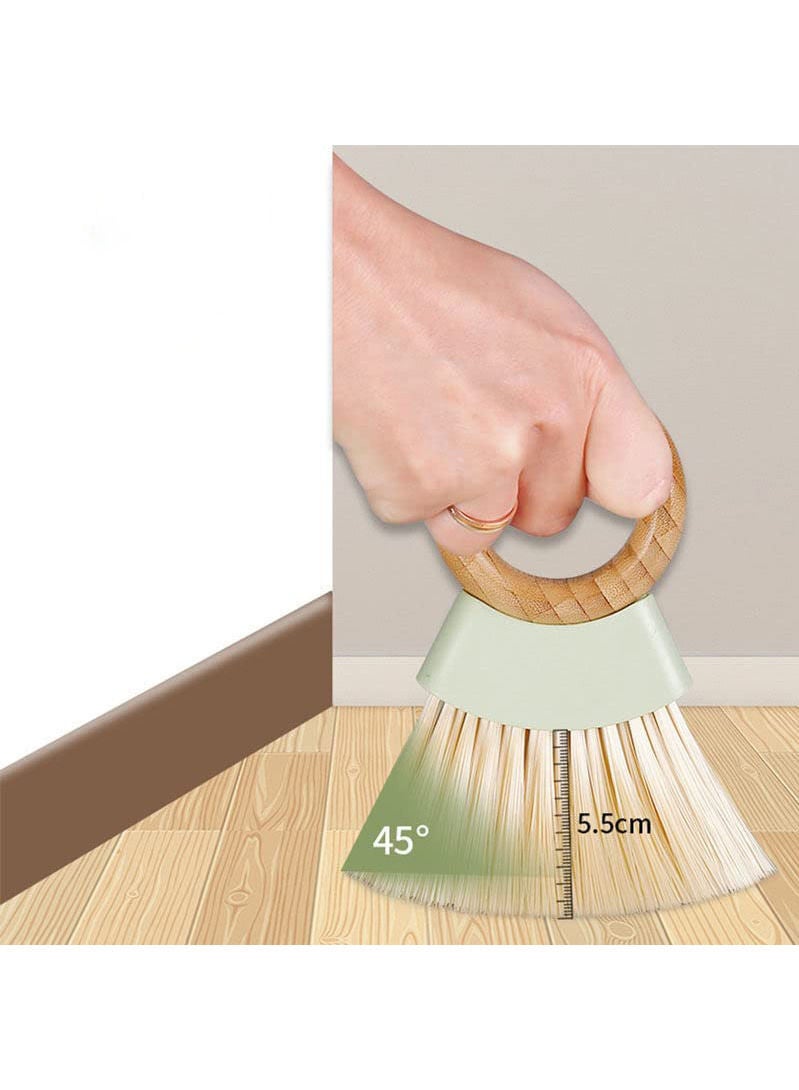 MIBRU Coffee table cleaning brush wooden ring kitchen for coffee tools tables corner - Image 5