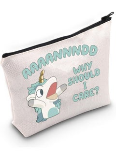 WCGXKO WCGXKO Funny Cartoon Inspired Makeup Bag blue Character Gift for Animation Lover (AAAA Bag) 