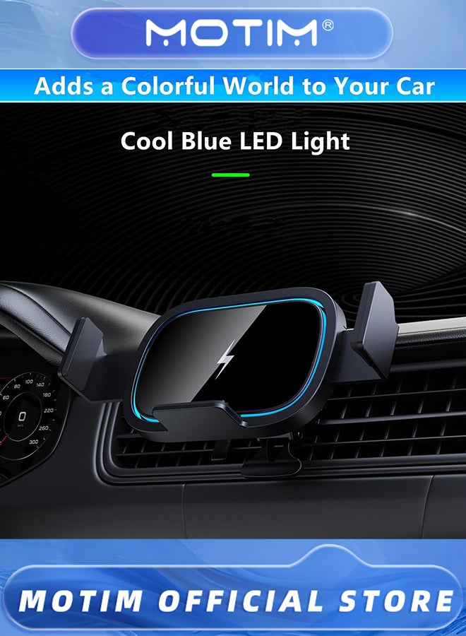 Motim Wireless Car Charger 15W Fast Charging Car Mount Phone Holder for Galaxy Z Fold/Note - Image 5