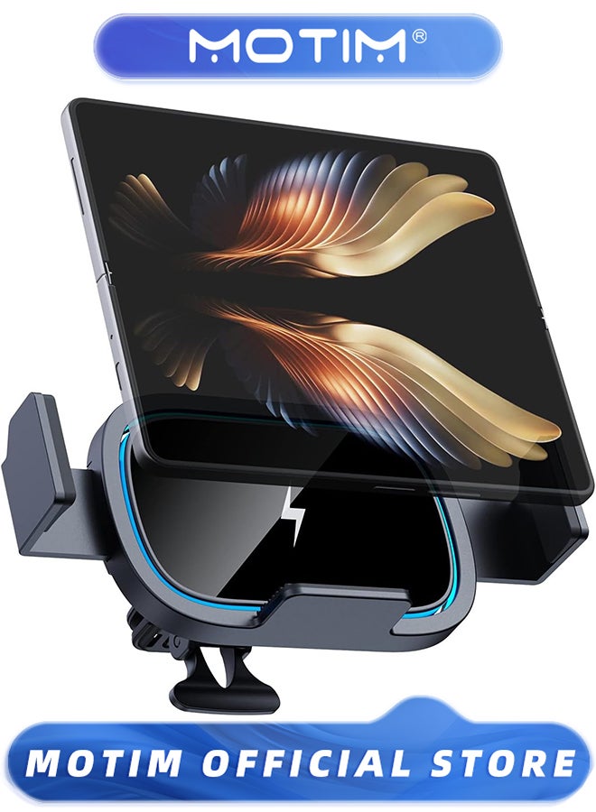 Motim Wireless Car Charger 15W Fast Charging Car Mount Phone Holder for Galaxy Z Fold/Note - Image 1
