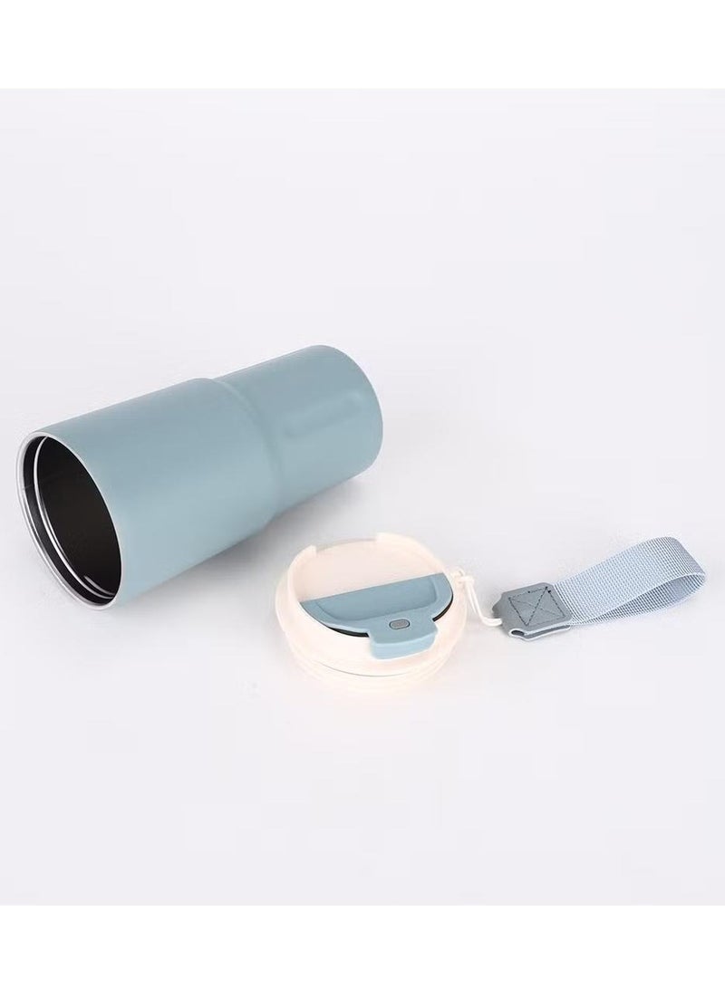 Sitarayuri Vacuum Insulated Bottle, Stainless Steel 600ML - Baby blue - Image 3