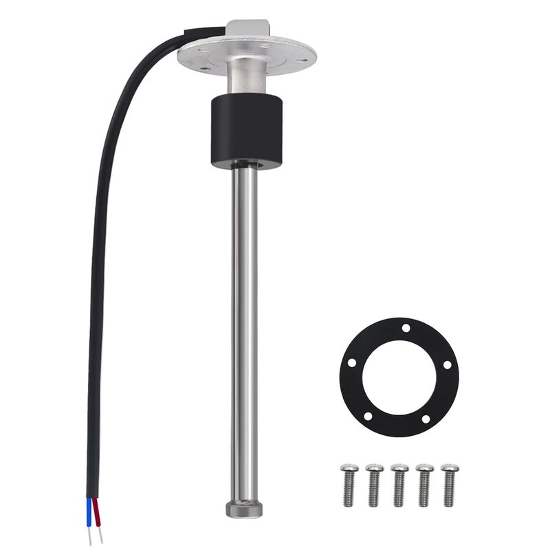 Geloo 240-33ohms 8" Fuel Sending Unit Marine Fuel Tank Sending Unit Fuel Gas Tank Sender Boat Fuel Level Sensor Fuel Water Level Sensor (200mm) for Car Truck Boat 240ohm Fuel Gauge Water Lever Gauge - Image 1