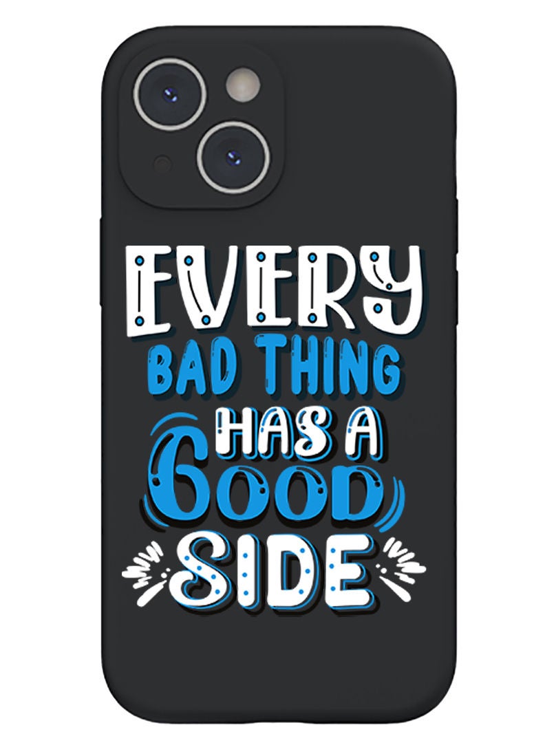 Theodor Protective Slim Fit Case Liquid Silicone Cover with Full Body Protection Anti-Scratch Shockproof Case For iPhone 13 Black  - Fish and Beer black copy - Image 1