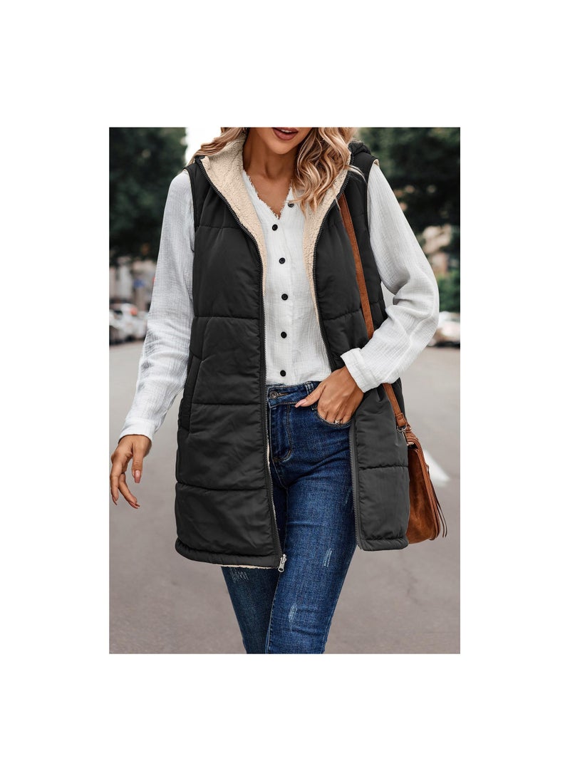 Squality Winter Hooded Double-Sided Jacket Women Black - pzsku/ZB05169199D61E0B414B5Z/45/_/1702978742/c26291e0-c701-410c-b588-736a3b789eff