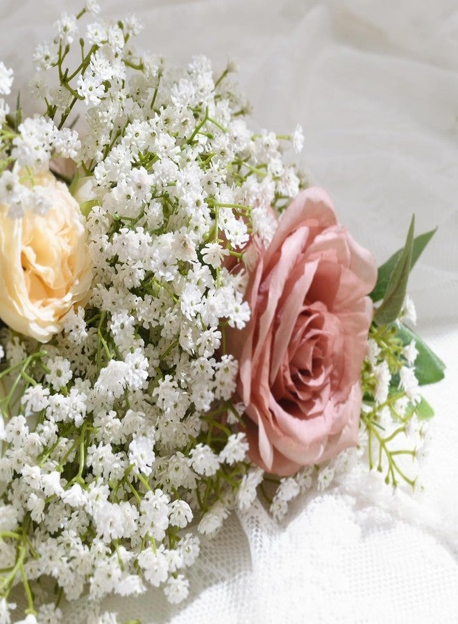 Ryme Set of 3 Artificial Baby Breath Flowers Bunch for Vase & Pot | Realistic Faux Floral Décor for Home, Living Room, Office, Wedding & Party (Vase Not Included) - Image 2