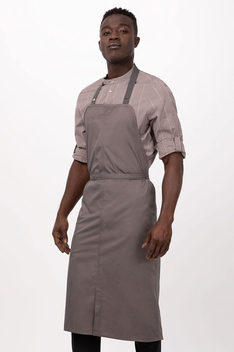 Chef Works mens Brio Chef's Bib Apron Aprons - Image 5