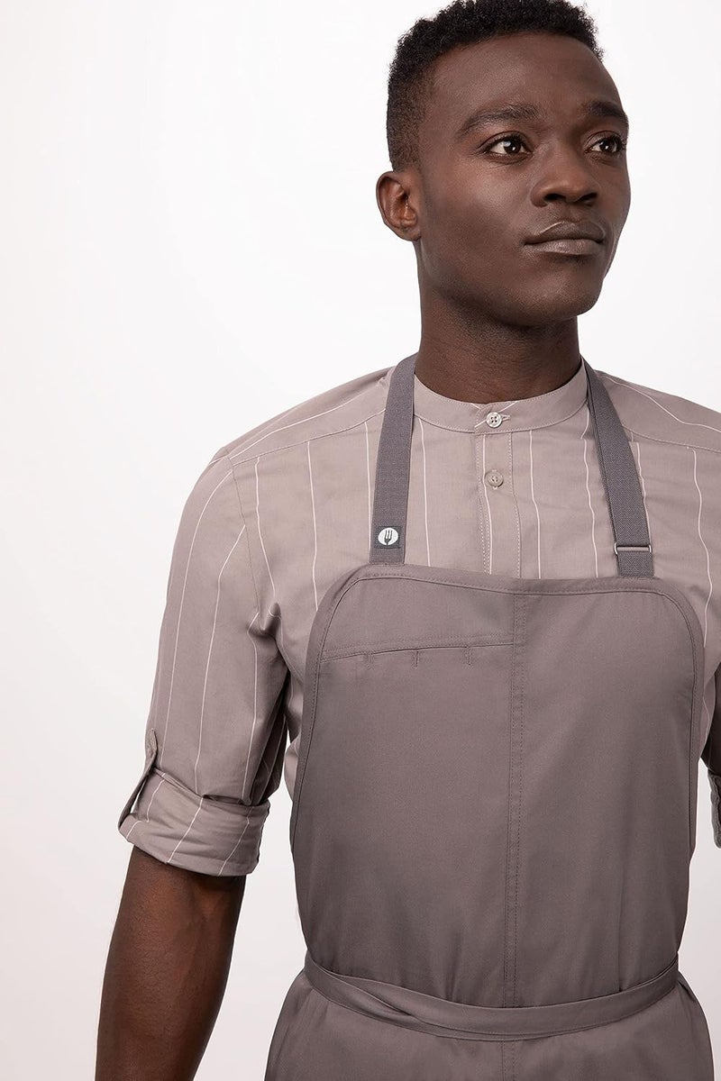 Chef Works mens Brio Chef's Bib Apron Aprons - Image 3