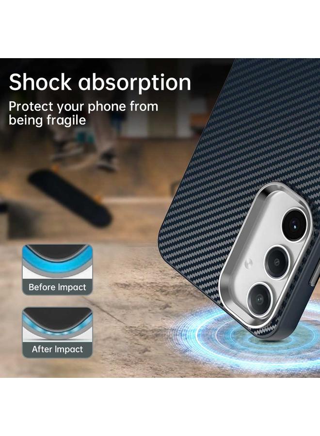 S-TOP Case For Samsung Galaxy S23 FE 5G Carbon Fiber Series IMD Phone Case - Image 3