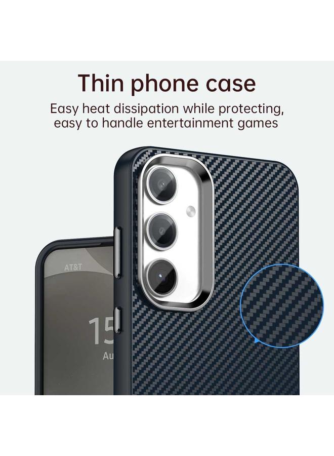 S-TOP Case For Samsung Galaxy S23 FE 5G Carbon Fiber Series IMD Phone Case - Image 5