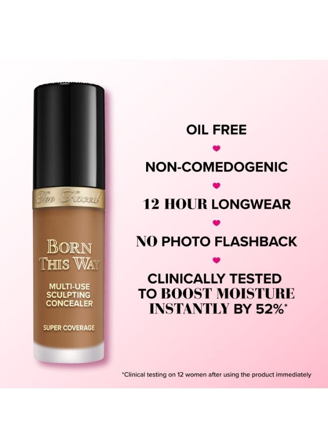 Too Faced Born This Way Super Coverage Multi-Use Concealer – Honey Honey - Image 2
