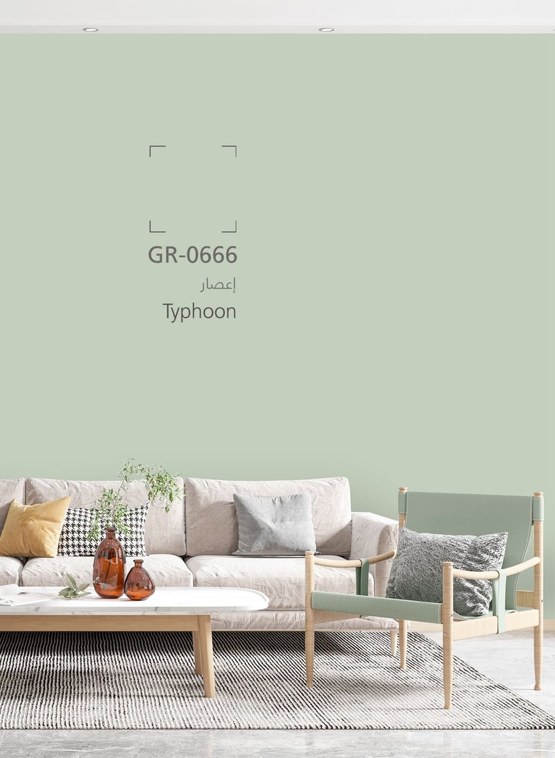 Jazeera Paints Green Interior Walls Paints Matt (color :Typhoon) 3L - Image 3