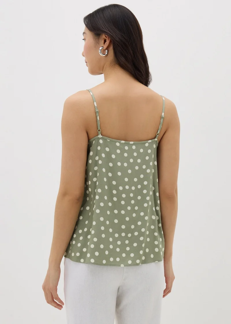 Matalan Sage Green Spot Cami Top