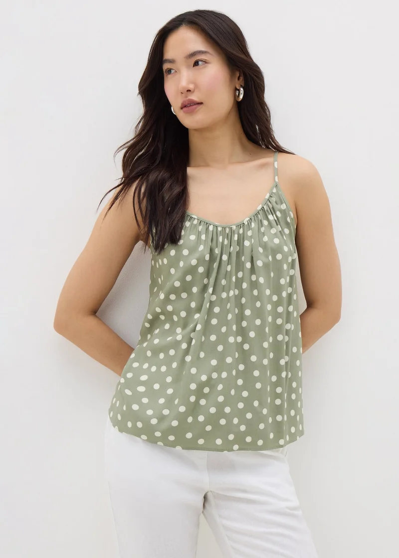 Matalan Sage Green Spot Cami Top