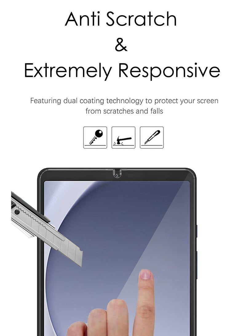For Samsung Galaxy A9 8.7 inch Tempered Glass Screen Protector – High Transparency, Delicate Touch, Smooth Arc Edges, Easy Installation, Screen Protector - Image 4