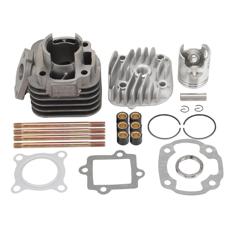 WOOSTAR أسطوانة كبيرة بقطر 40 مم مع حشوات مجموعة حلقات المكبس بديل لـ 2 Stroke Jog 50cc Minarelli 1E40QMB محرك سكوتر