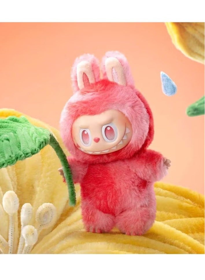 لابوبو دمية LABUBU Lapopo إصدار خاص مع صندوق أعمى وغطاء مخملي من الفينيل وسلسلة مفاتيح عملية استمتع بجمع القلائد مثالية لهواة الجمع صندوق واحد - Image 2