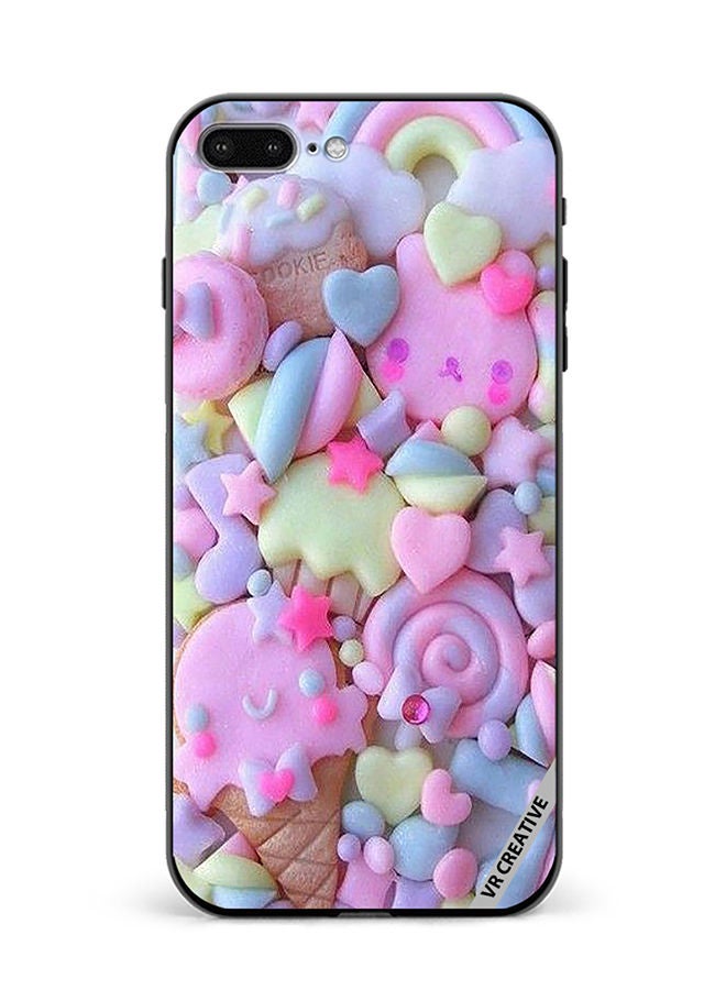 VR CREATIVE Protective Case Cover For Apple iPhone 7 Plus/8 Plus Kawai Decoden Design Multicolour - Image 1