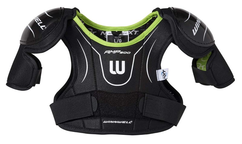Winnwell Ice Hockey Shoulder Pads AMP500 Series Protective Equipment for Hockey Players Gear for Youth Junior Senior Youth Small - Image 2