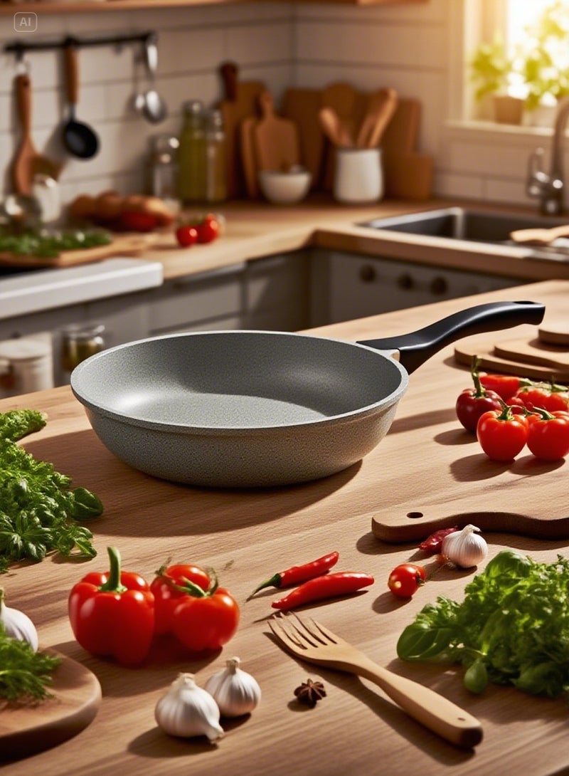 PROCILA Non-Stick Granite FryPan Grey 24cm - Image 2