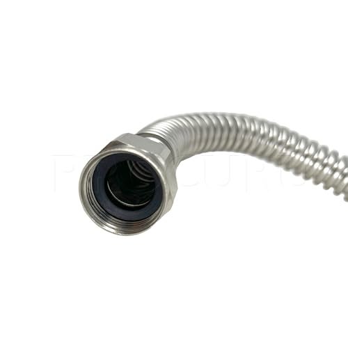PROCURU موصل مرن من الفولاذ المقاوم للصدأ PROCURU 1-Pack 3/4" FIP x 36" (3Ft) لمياه السخان، معتمد كآمن (6WAA36-1P) - Image 4