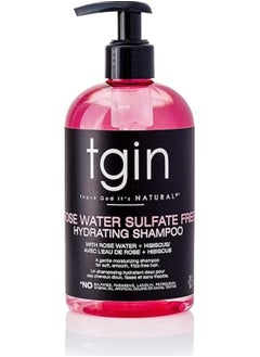Tgin Rose Water Sulfate Free Hydrating Shampoo for Curls Kinks Waves  - Image 2