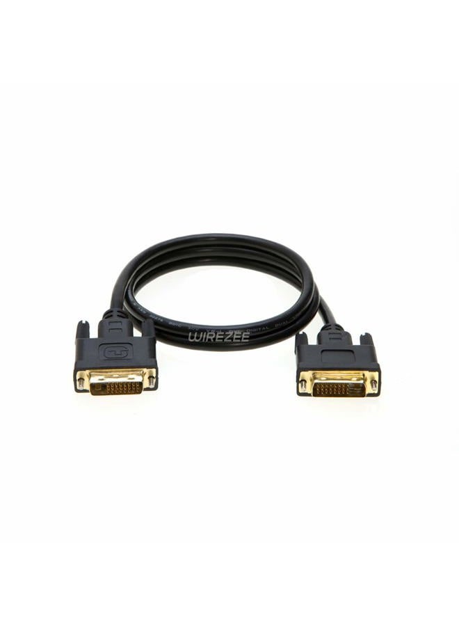 WireZee DVI-D Cable Dual Link DVI to DVI Male Wire 24+1 Pin 3ft 6ft 10ft 15ft 25ft (6FT) - Image 3