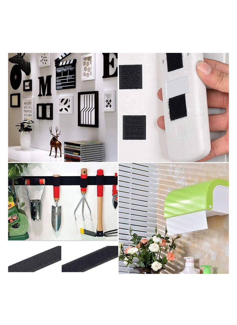 RATSAW - 2 Rolls Self Adhesive Hook and Loop Tape 8M Mounting Adhesive Tape Double Side Sticky Strip for Installation Home Office - Image 1
