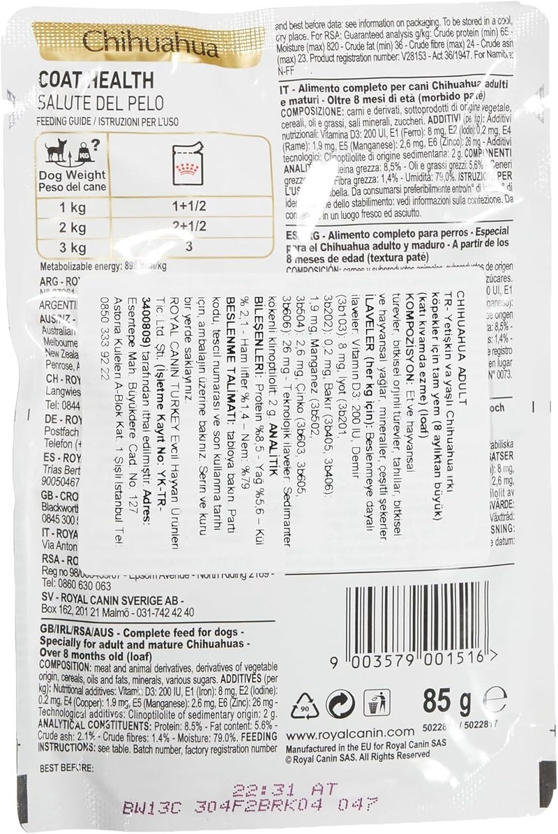 Royal Canin Chihuahua Adult Wet Dog Food - 85G - Image 2