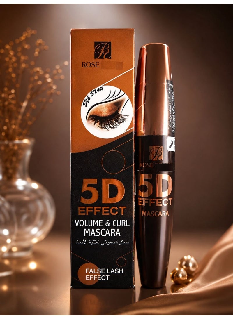 Rose Berry 5D Effect Mascara – Lash Extension Jaisi Volume aur Perfect Curl - Image 1