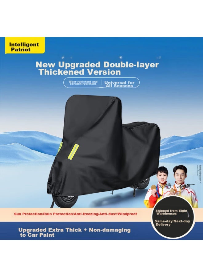 WITGOER Zhiguozhe Electric Vehicle Cover, Motorcycle Sun Protection, Dust-proof, Snow-proof, Windproof, Rainproof Cover, All-in Cover For Taitong, Electric Scooter, Niu, Thickened - Image 1