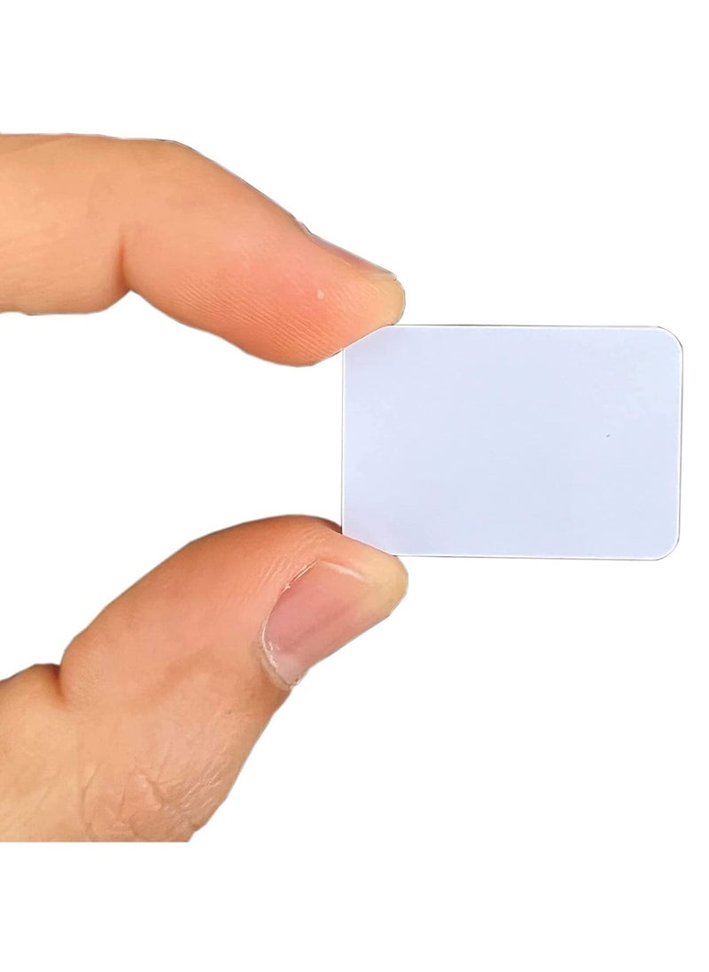 Rubik - NFC 215 Mini Cards, Blank Programmable NTAG 215 Chip, Multipurpose Business Smart Card, Access Control, Also Compatible with Amiibo and TagMo App and Other (10 Cards) - Image 1