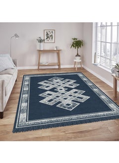 VAS COLLECTIONS VAS COLLECTIONS Premium Chenille Carpet 500 GSM Velvet CarpetArea RugDurries with Fine Gold Yarn for Living Room Bedroom Runner Grey 5x7 Feet  - Image 4