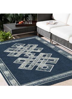 VAS COLLECTIONS VAS COLLECTIONS Premium Chenille Carpet 500 GSM Velvet CarpetArea RugDurries with Fine Gold Yarn for Living Room Bedroom Runner Grey 5x7 Feet  - Image 1