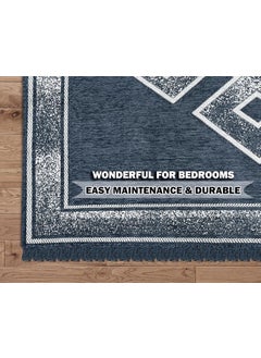 VAS COLLECTIONS VAS COLLECTIONS Premium Chenille Carpet 500 GSM Velvet CarpetArea RugDurries with Fine Gold Yarn for Living Room Bedroom Runner Grey 5x7 Feet  - Image 3
