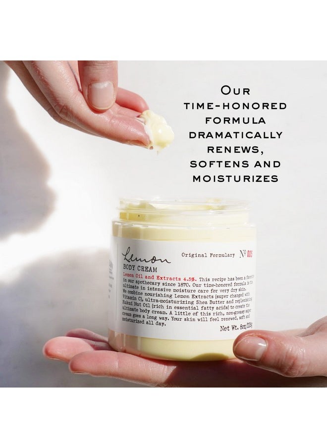 C. O. Bigelow C.O. Bigelow Lemon Body Cream, Moisturizing Body Cream with Shea Butter, Kukui Nut Oil, Lemon Oil and Extracts for Dry Skin, Hands & Body, 8 oz.  - Image 3