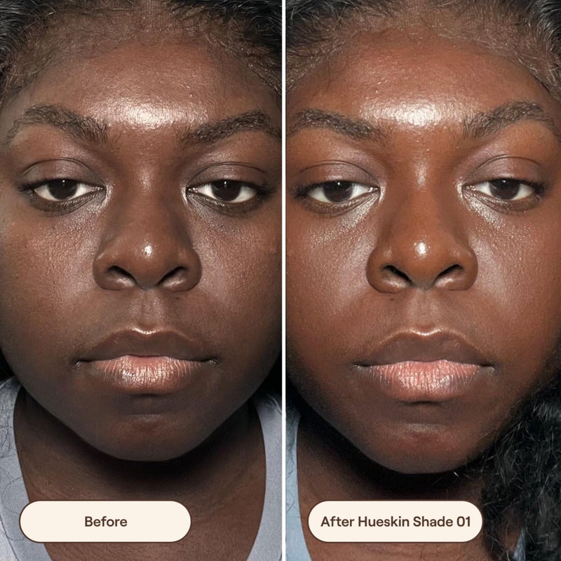 Live Tinted Hueskin Serum Concealer - Medium-to-Full Coverage Concealer with Niacinamide, & Hyaluronic Acid for Dark Circles, Fine Lines & Wrinkles, Buildable Long-Lasting Formula, 0.35 oz - Shade 1 - Image 4