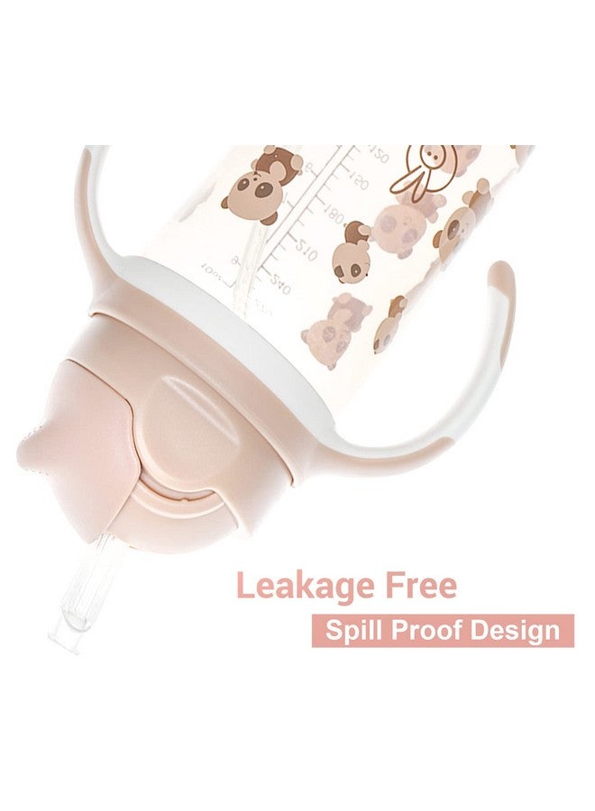 أر فور رابيت كوب شرب فائق الجودة من R for Rabbit | 10 أونصة سائلة | كوب شرب مضاد للانسكاب مع شفاطة سيليكون ناعمة خالية من مادة BPA وغير سامة للأطفال من سن 9 أشهر فما فوق - (300 مل، بيج) - Image 3