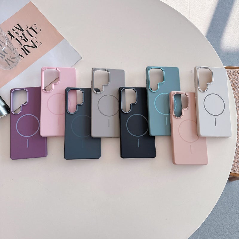 Matte PC Magnetic Phone Case for Samsung S26 Ultra S25 Plus S24 Soft Touch Shockproof Cover - Image 5