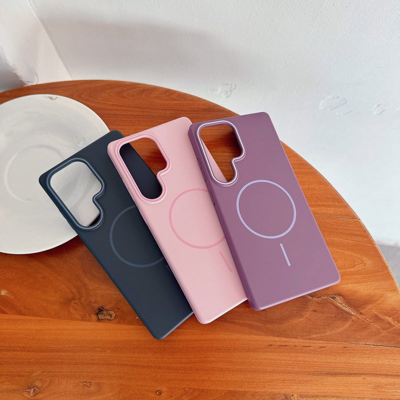 Matte PC Magnetic Phone Case for Samsung S26 Ultra S25 Plus S24 Soft Touch Shockproof Cover - Image 4
