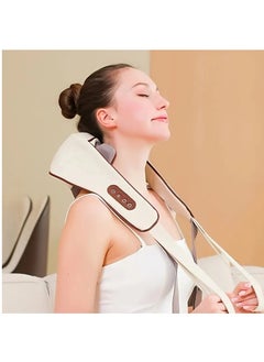 LIMOS Neck and Shoulder Massager with Heat, Deep Tissue Kneading Massage Pillow for Back, Legs, and Waist Pain Relief, Ideal for Home, Office & Car Use  - Image 2
