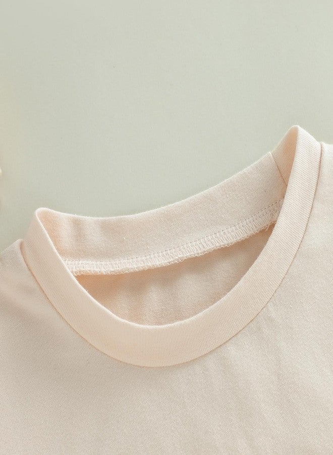 Fernvia Toddler Girls 2nd Birthday Shirt Two Sweet 2 Year Old Outfit Girl Second Birthday Tshirts Party Gift Tee Top (Beige, 2-3 Years) - Image 4