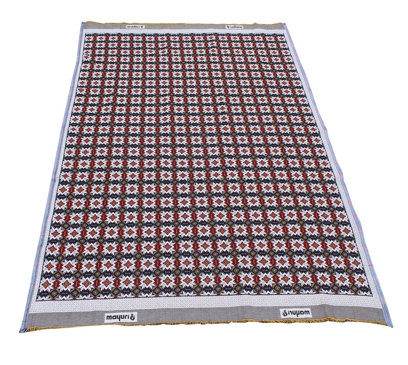Mandhania Solance by Mandhania MayurPankh 3D Solapur Chaddar 100% Cotton Dailyuse Single Bed Blanket Pack of 1 - Image 3