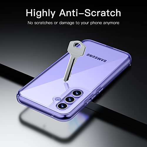 JETech Case for Samsung Galaxy A54 5G 6.4-Inch, Non-Yellowing Shockproof Bumper Protective Phone Cover, Anti-Scratch Hard PC Back (Lilac) - Image 4
