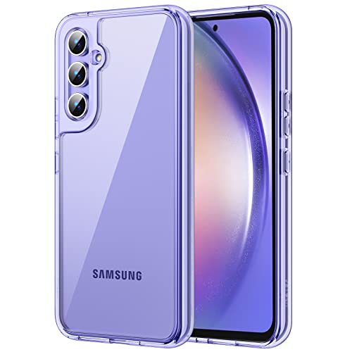 JETech Case for Samsung Galaxy A54 5G 6.4-Inch, Non-Yellowing Shockproof Bumper Protective Phone Cover, Anti-Scratch Hard PC Back (Lilac) - Image 1