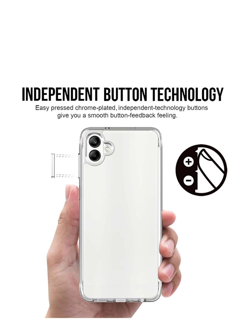 CHAPPELINE - Samsung Galaxy A06 4G 2024 AIRBAG CASE Series Premium Transparent Airbag Shockproof Anti-Yellowing Clear Case Cover - Clear - Image 1