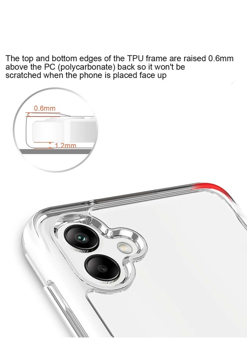 CHAPPELINE - Samsung Galaxy A06 4G 2024 AIRBAG CASE Series Premium Transparent Airbag Shockproof Anti-Yellowing Clear Case Cover - Clear - Image 1