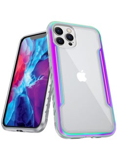 iPhone 13 Pro Max Heavy Duty Defender Rugged Anti-Drop Case Clear Back Cover with Shockproof Hybrid Metal and TPU Bumper Frame Aurora - pzsku/ZB052E763F43715634E53Z/45/_/1653200962/7cbc78fc-b9a1-4f8e-a96f-73abb2a7f3fa