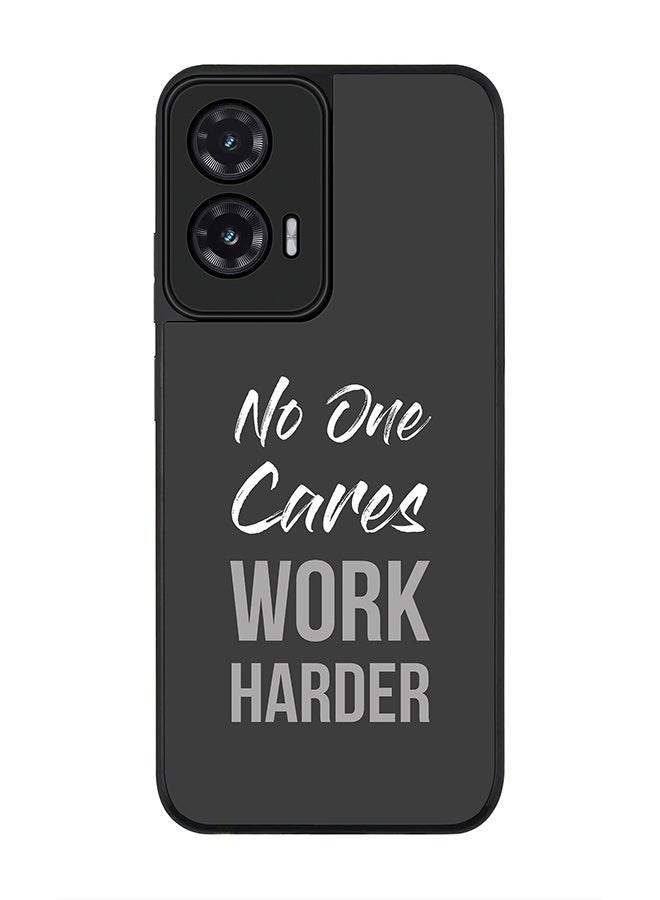 Stylizedd For Motorola Moto G35 Case,Slim fit Camera Protection, Shockproof Thin Phone cover  -  Work Harder - Image 1