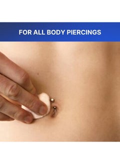 BodyJ4You Piercing Aftercare Spray - Saline Cleaning Solution Nose Belly Ear Piercing Cleaner - Wound Wash Keloid Treatment Piercing Bump Removal - Natural Sea Salt Aloe Rosemary - 2 Fl Oz (60Ml)  - Image 5