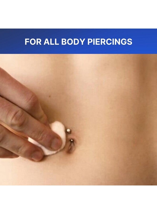 BodyJ4You Piercing Aftercare Spray - Saline Cleaning Solution Nose Belly Ear Piercing Cleaner - Wound Wash Keloid Treatment Piercing Bump Removal - Natural Sea Salt Aloe Rosemary - 2 Fl Oz (60Ml) - Image 5